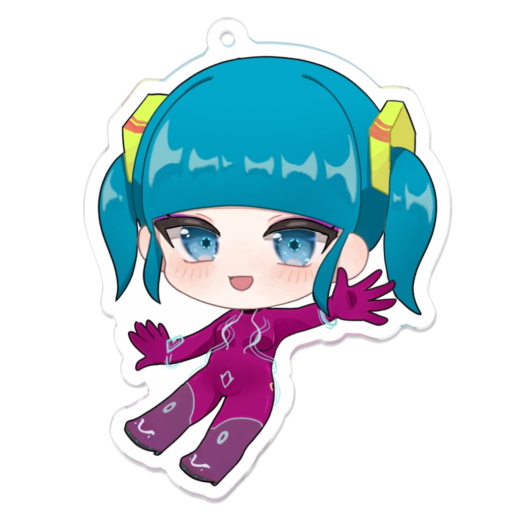 L*auraアクリルキーホルダー01（70x70）