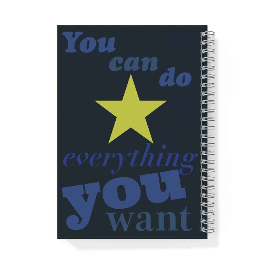 A5サイズ リングノート てぃあぴ青ver.