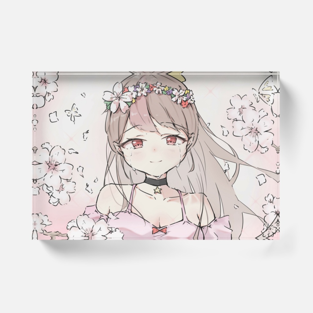 アクリルブロック 桜てぃあぴ