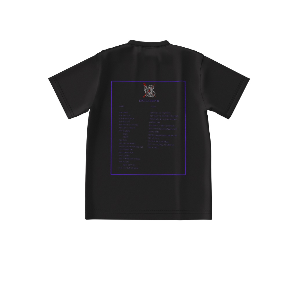 DEAD×DEAD 15th Anniversary "NO LIMIT,NO MERCY" ビッグシルエットTシャツ:BLACK