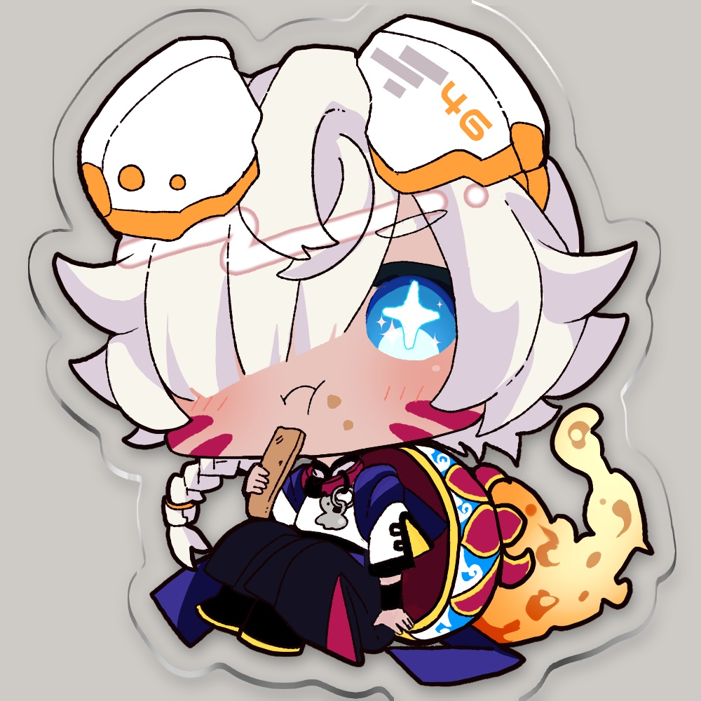 【うちの子】アクリルキーホルダー【４cm】