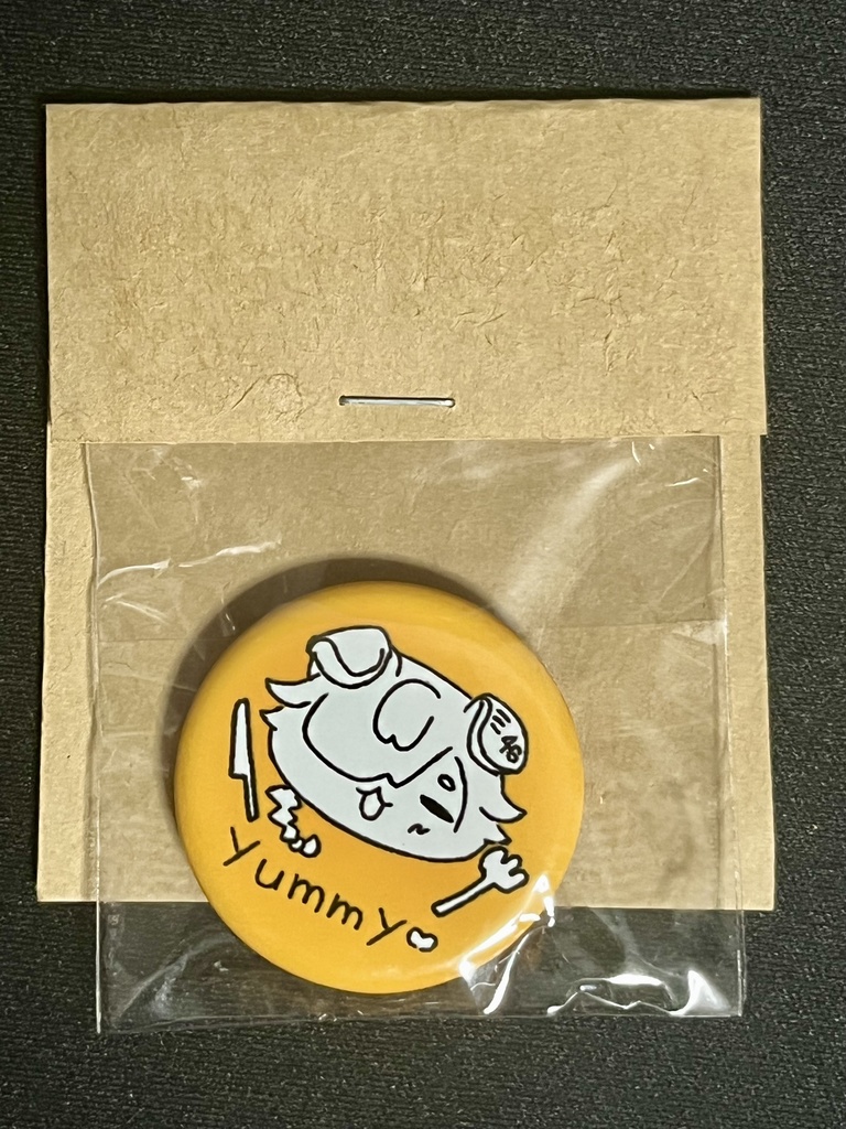 【うちの子】HAPPY!LUCKY☆YUMMY♡【缶バッジ/32mm】