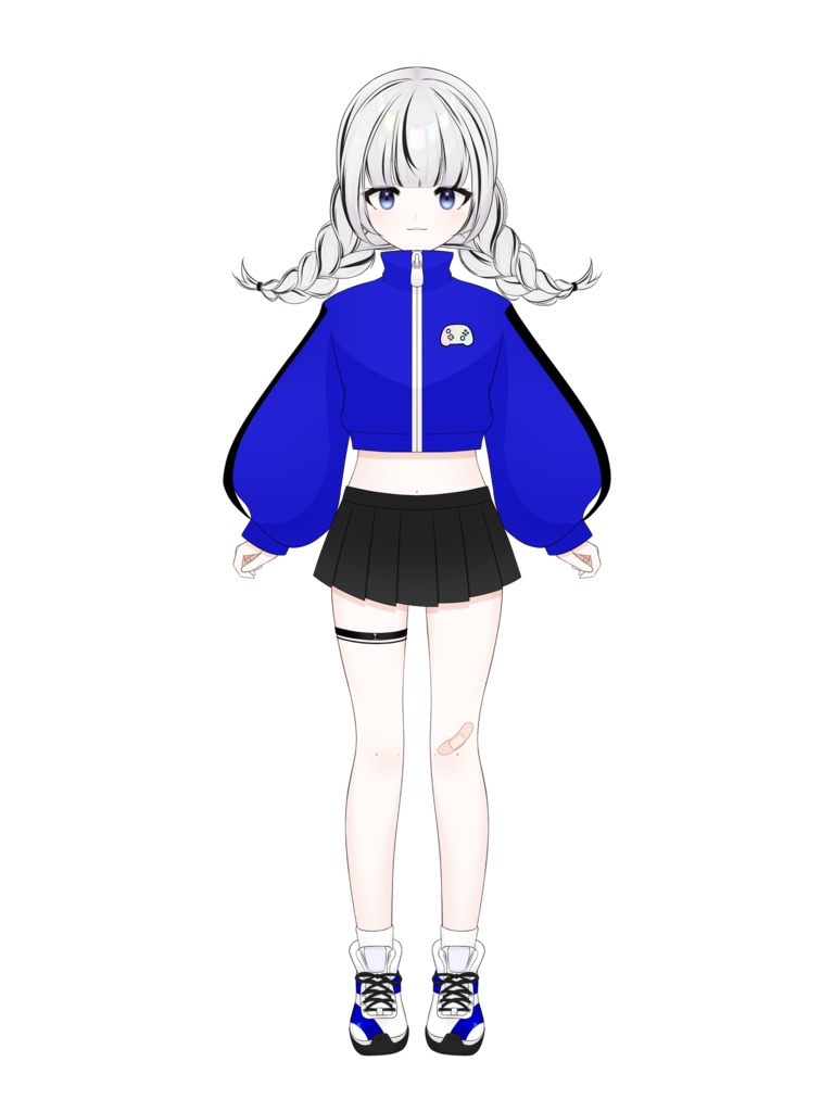 【限定一点】黒メッシュの女の子【VTS対応】