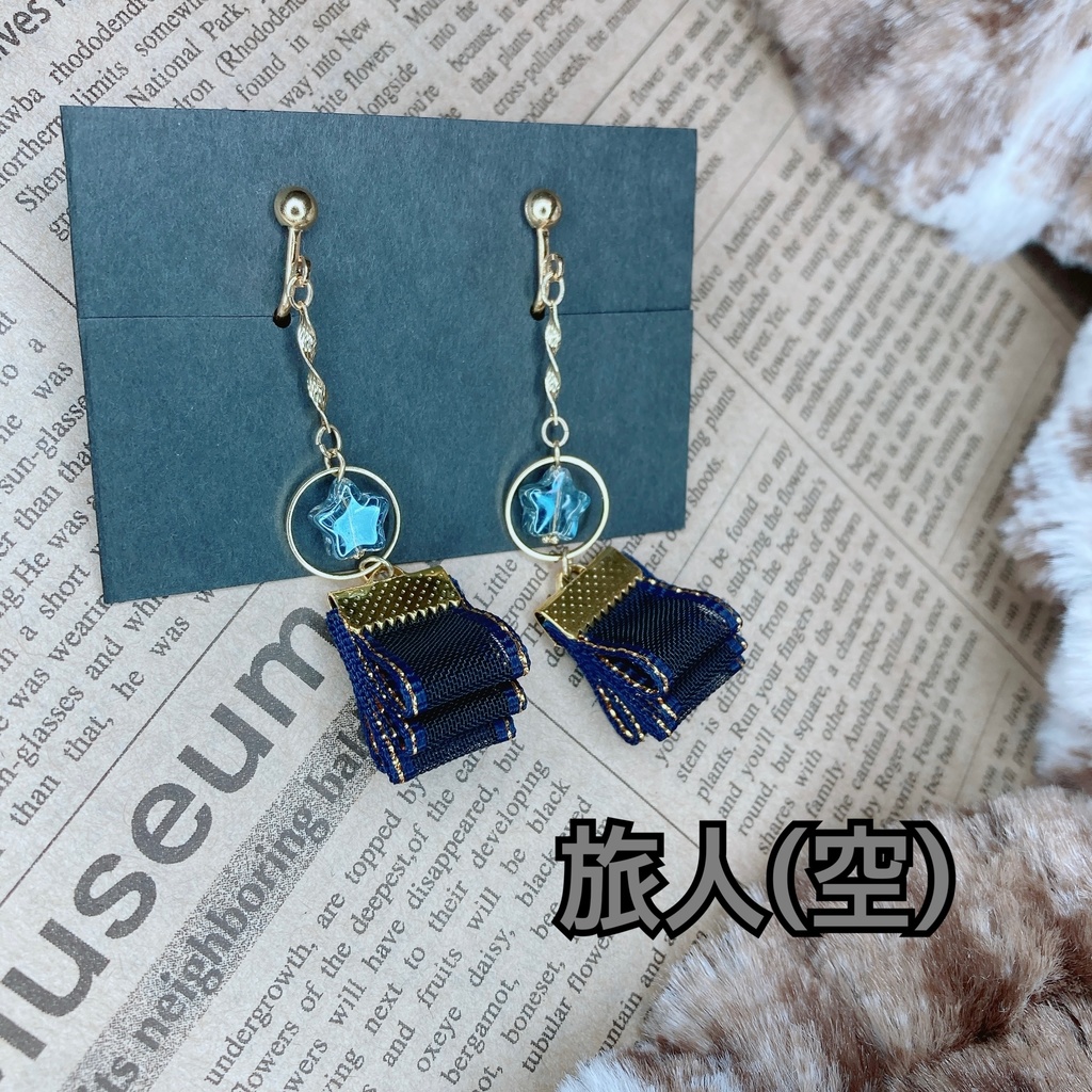 原神キャライメージ(ピアスorイヤリング)