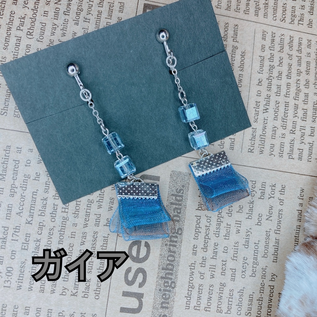 原神キャライメージ(ピアスorイヤリング)