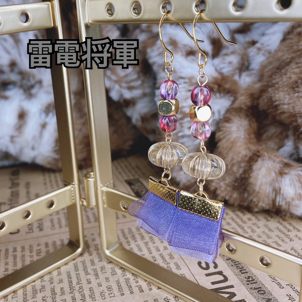 原神キャライメージ(ピアスorイヤリング)