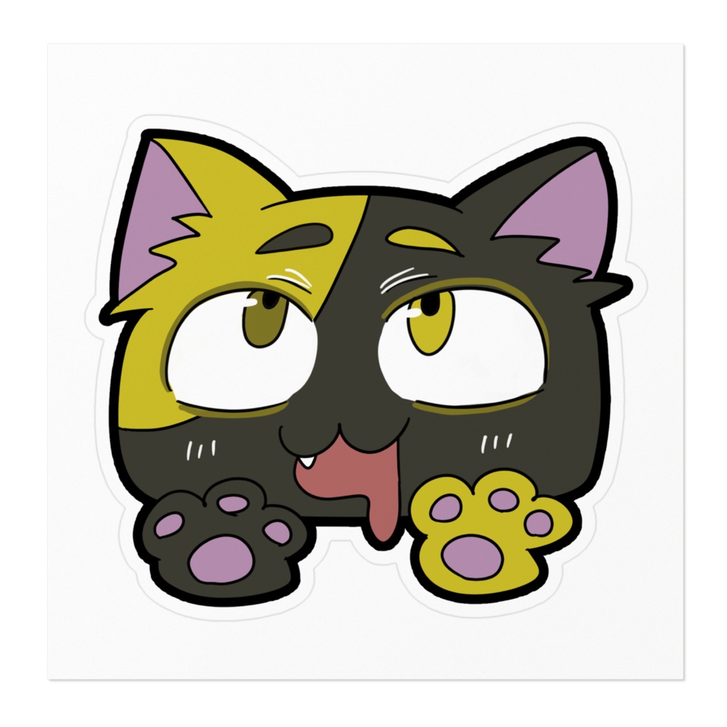 【ミツネコ】ステッカー