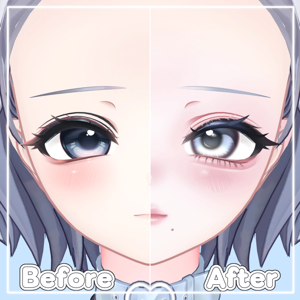 【 クマリ専用 】ʚ♡ Eye & Make up Texture +BlendShape♡ɞ