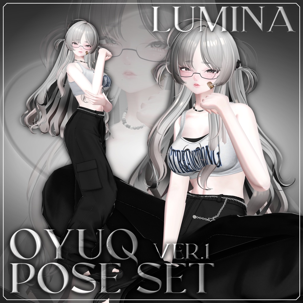 〖 無料/Free5種〗 OyuQ 30+5 Pose Set ver.1 〖 10Avater対応 〗