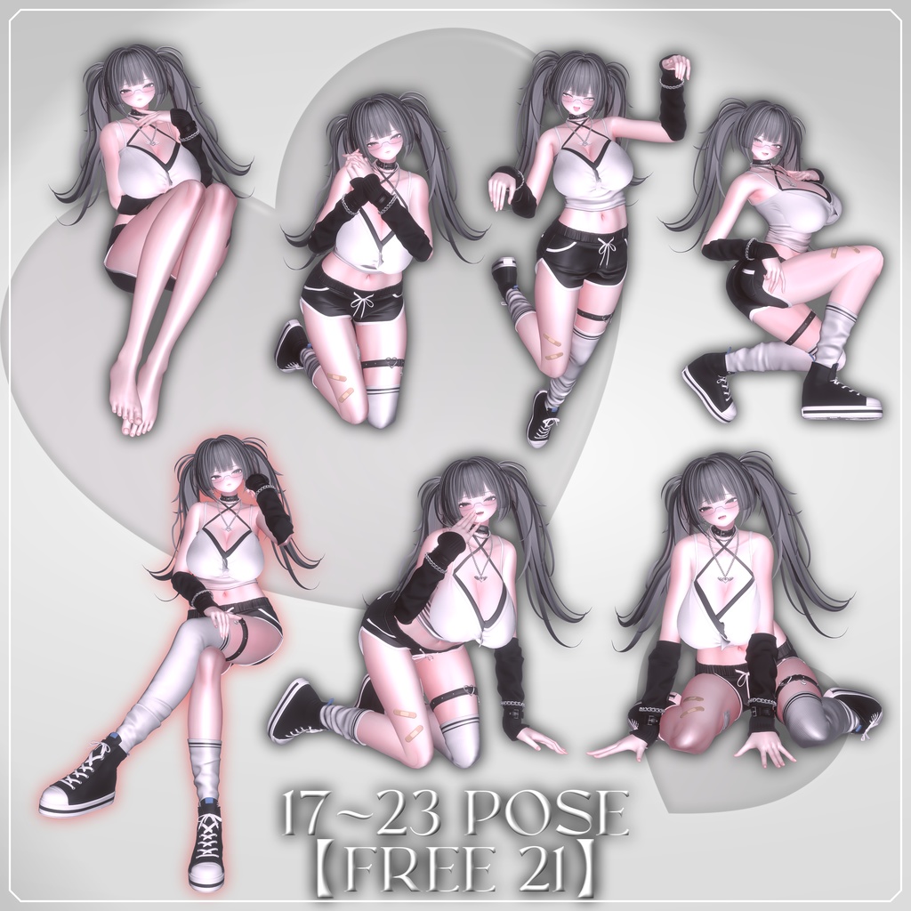 〖 無料/Free5種〗 OyuQ 30+5 Pose Set ver.1 〖 10Avater対応 〗