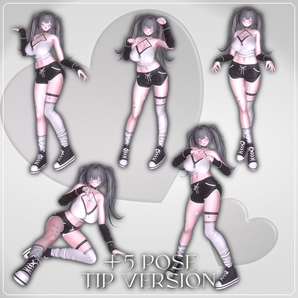 〖 無料/Free5種〗 OyuQ 30+5 Pose Set ver.1 〖 10Avater対応 〗