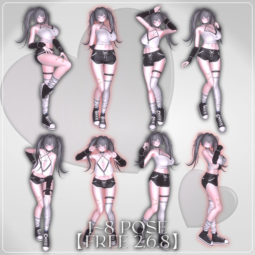 〖 無料/Free5種〗 OyuQ 30+5 Pose Set ver.1 〖 10Avater対応 〗
