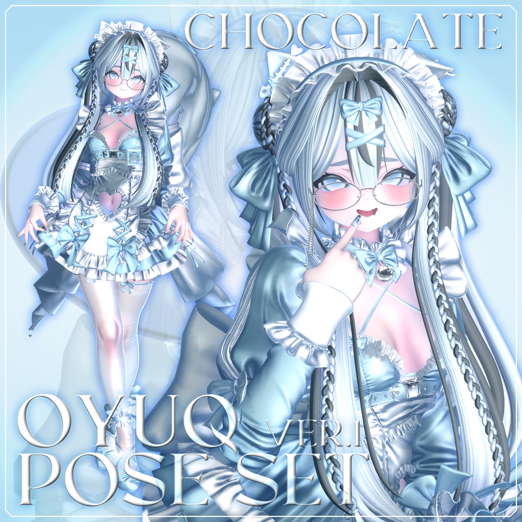 〖 無料/Free5種〗 OyuQ 30+5 Pose Set ver.1 〖 10Avater対応 〗