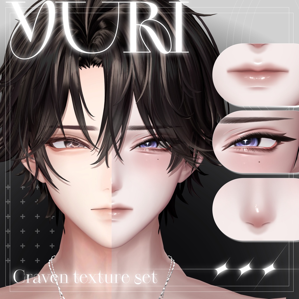 ✨SALE【Yuri/悠莉】 Eye&Make up&Body&Face BlendShape♰ Craven Texture SET ♰
