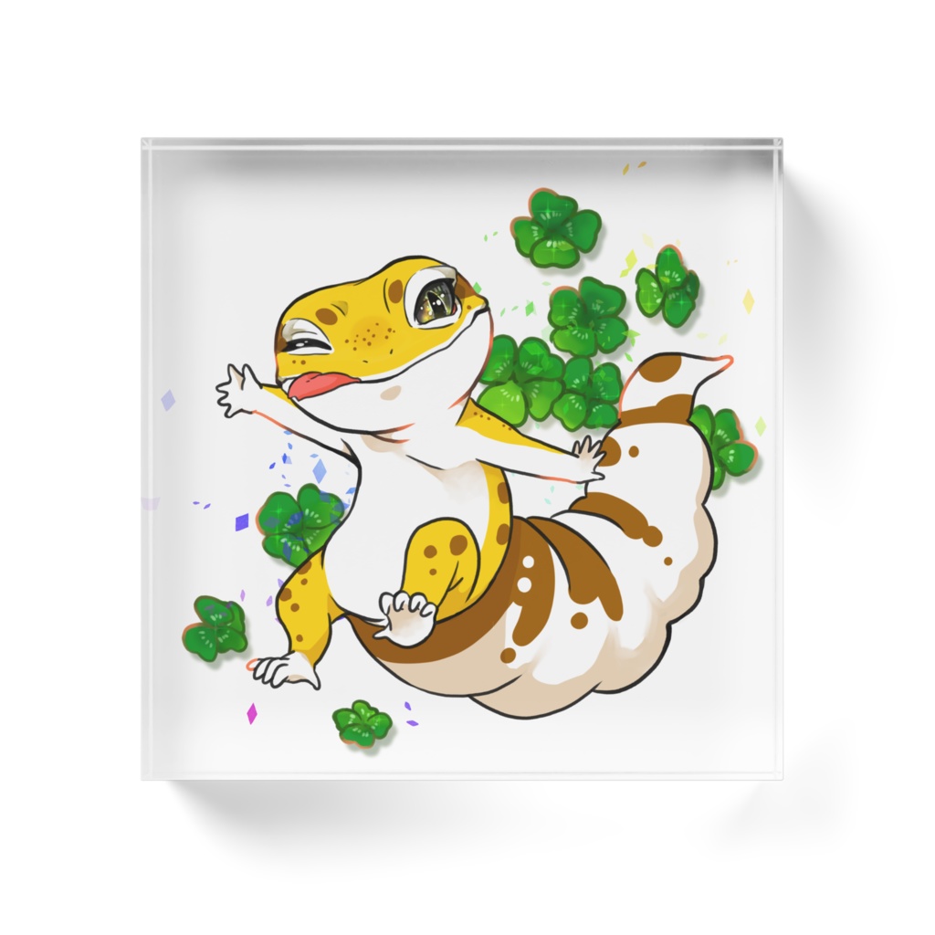 キービジュアルアクリルブロック