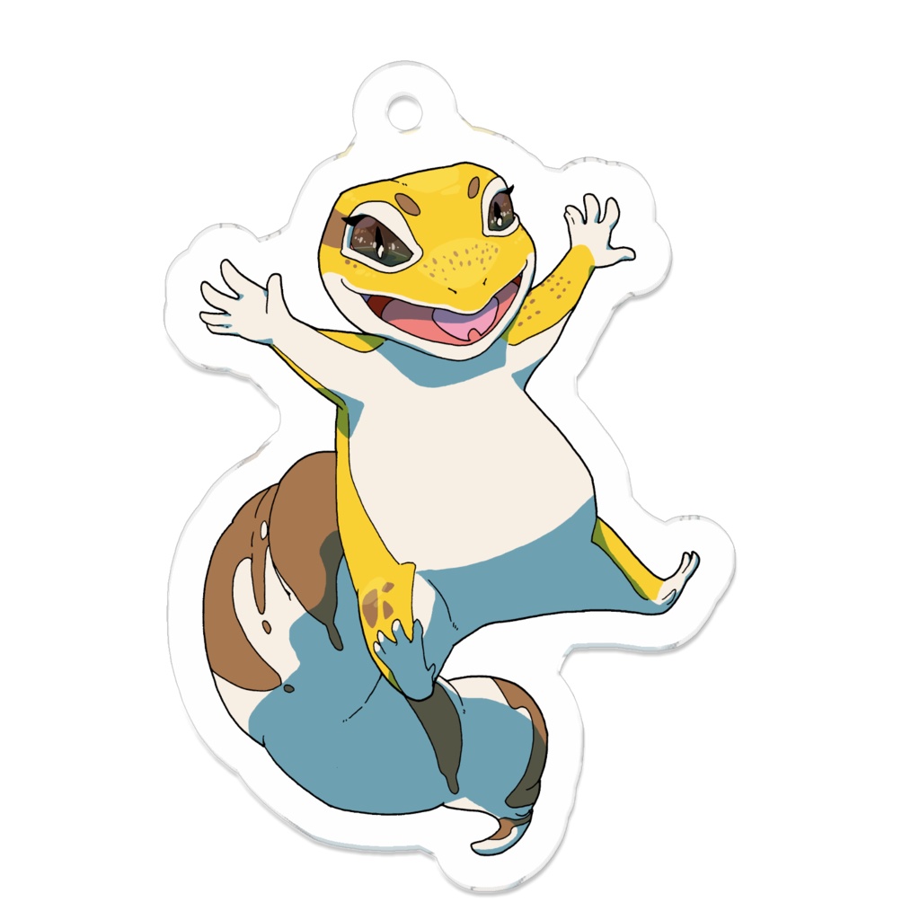 一周年記念イラストアクリルキーホルダー