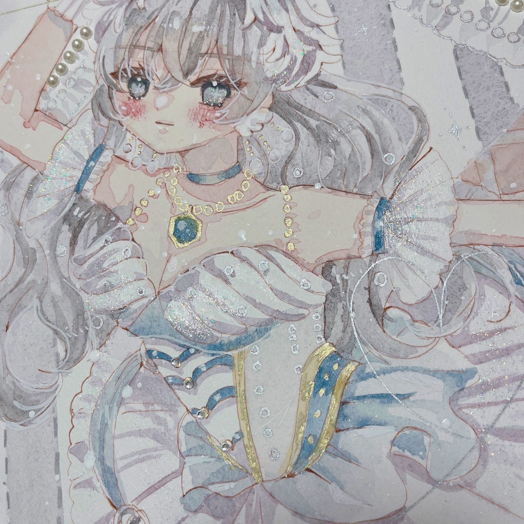 イラスト原画「バレリーナ」