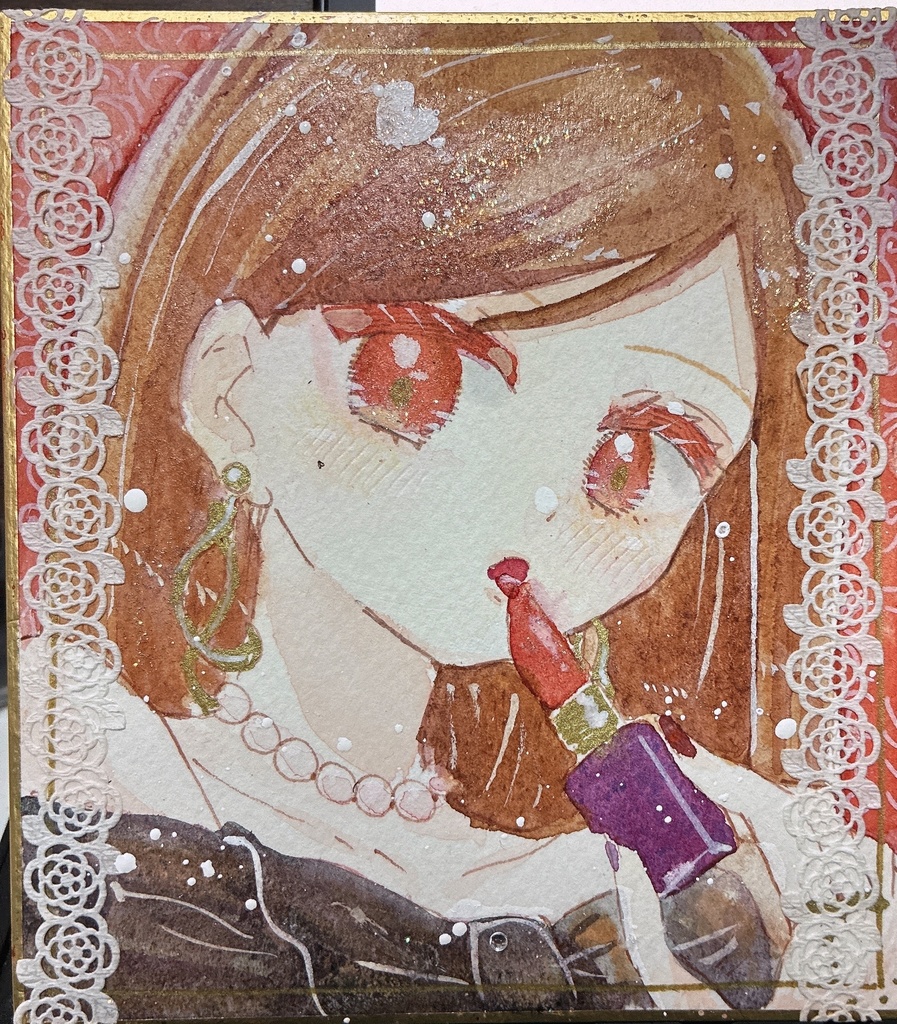 口紅 小色紙
