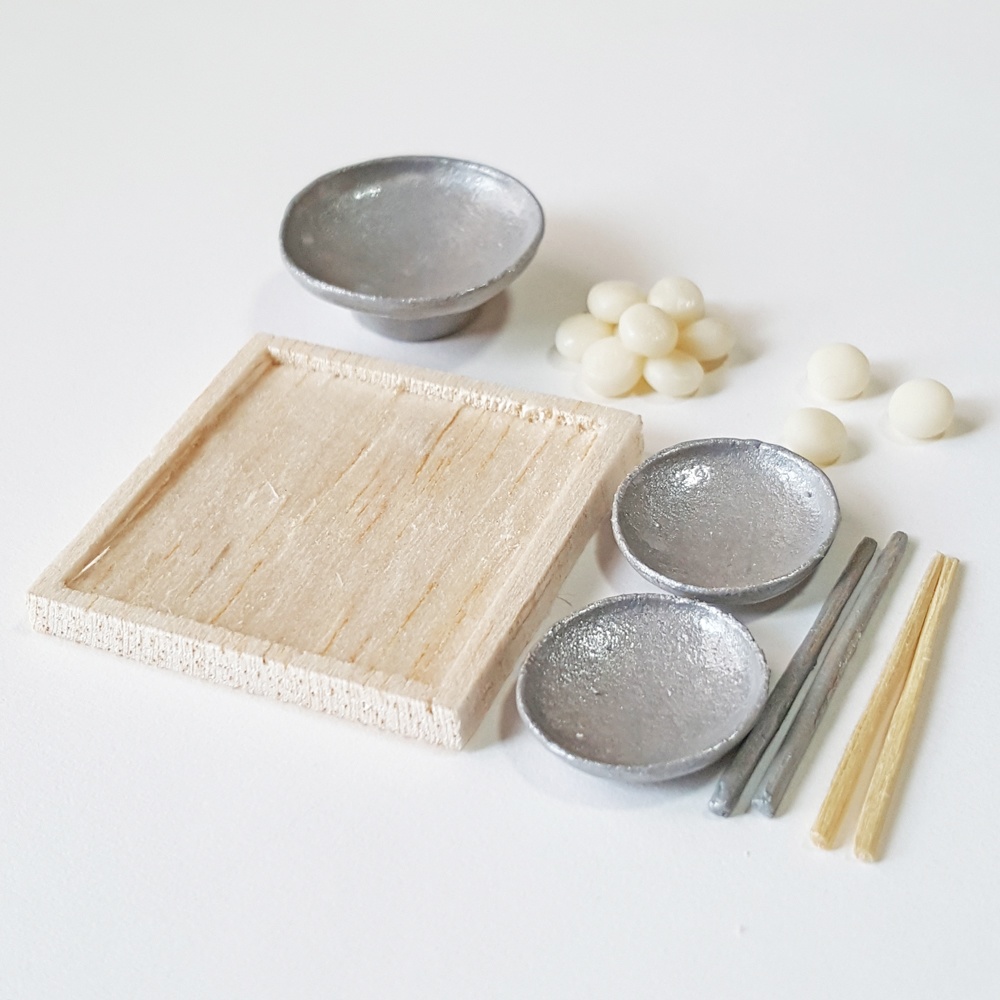 ★完売★【1/6スケール】三日夜餅(三日夜の餅/三日の餅)(ミニチュアフード)