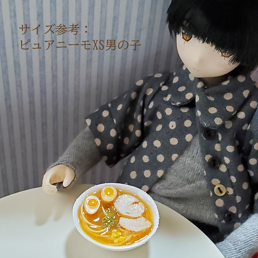 ★完売★【1/6スケール】味噌ラーメン(ミニチュアフード)