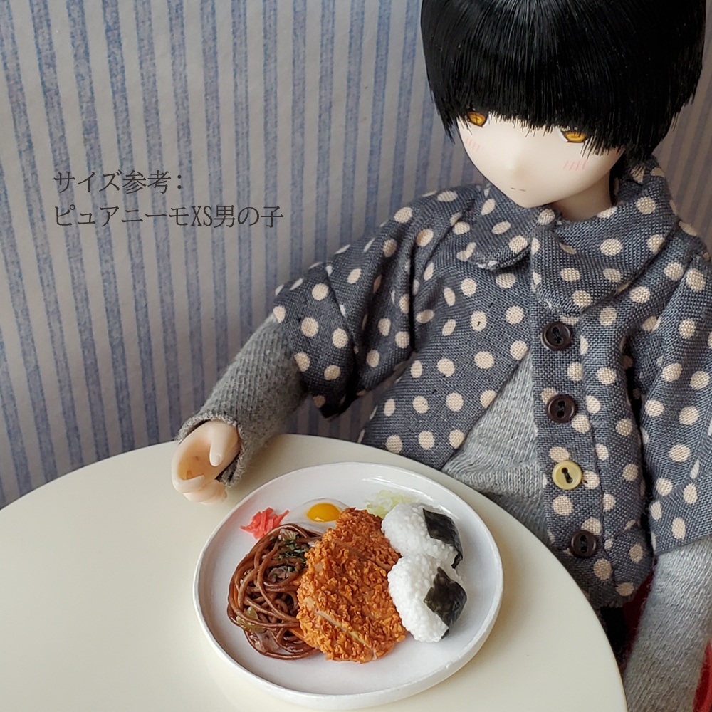 ★完売★【ミニチュア】カロリーおばけプレート(フェイクフード)