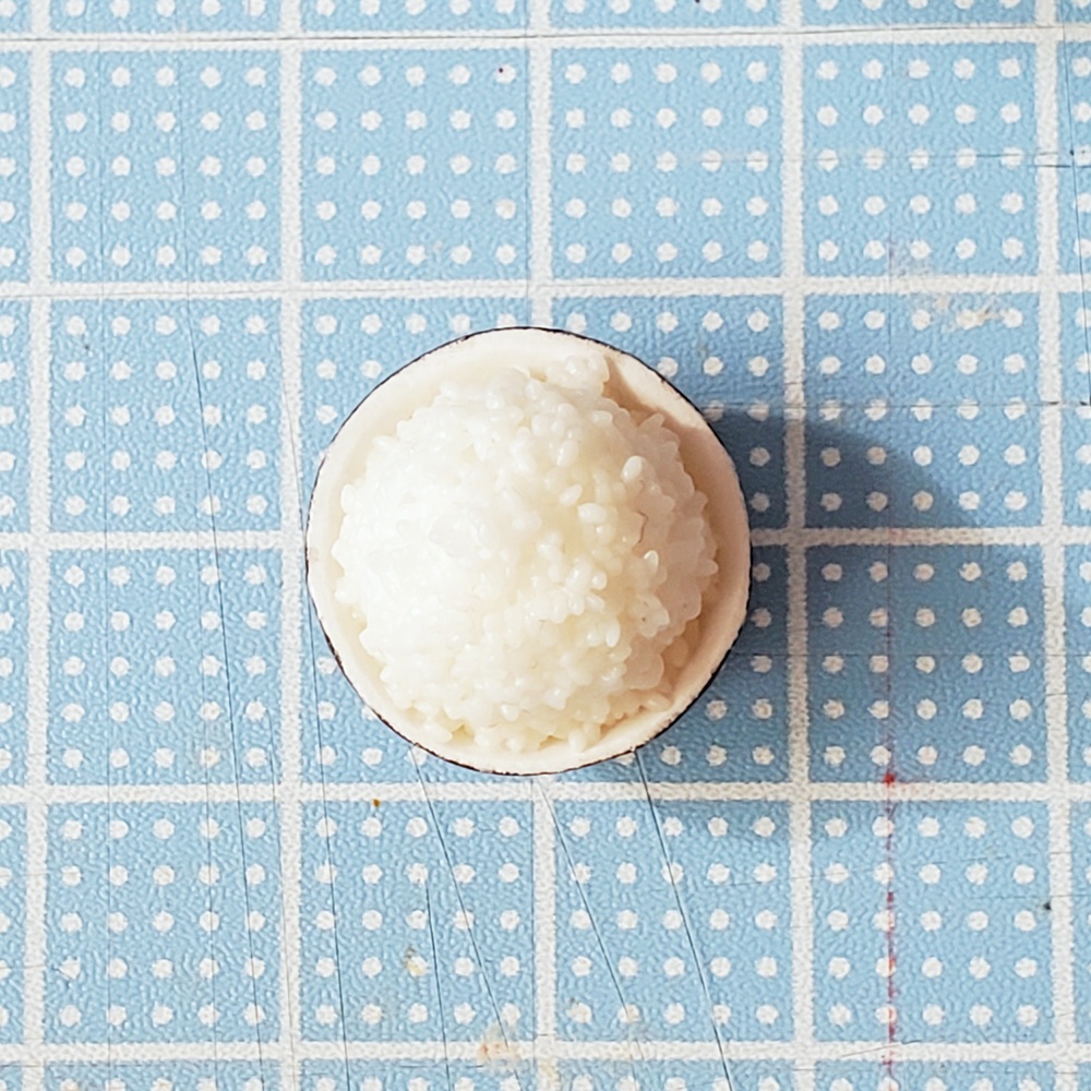 ★完売★【ミニチュア】山盛りご飯(フェイクフード)