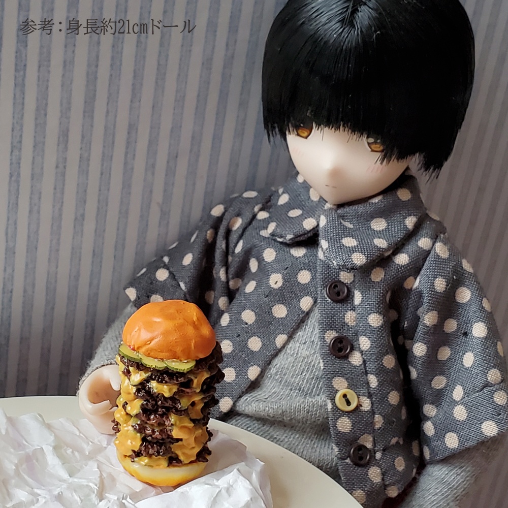 【ミニチュア】ハンバーガータワー(フェイクフード)