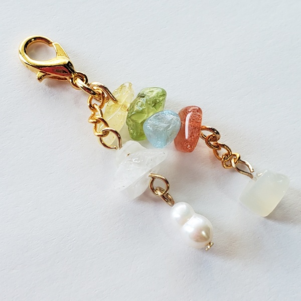 【ぬいマス用】主とおそろい石飾り(カニカンチャーム)