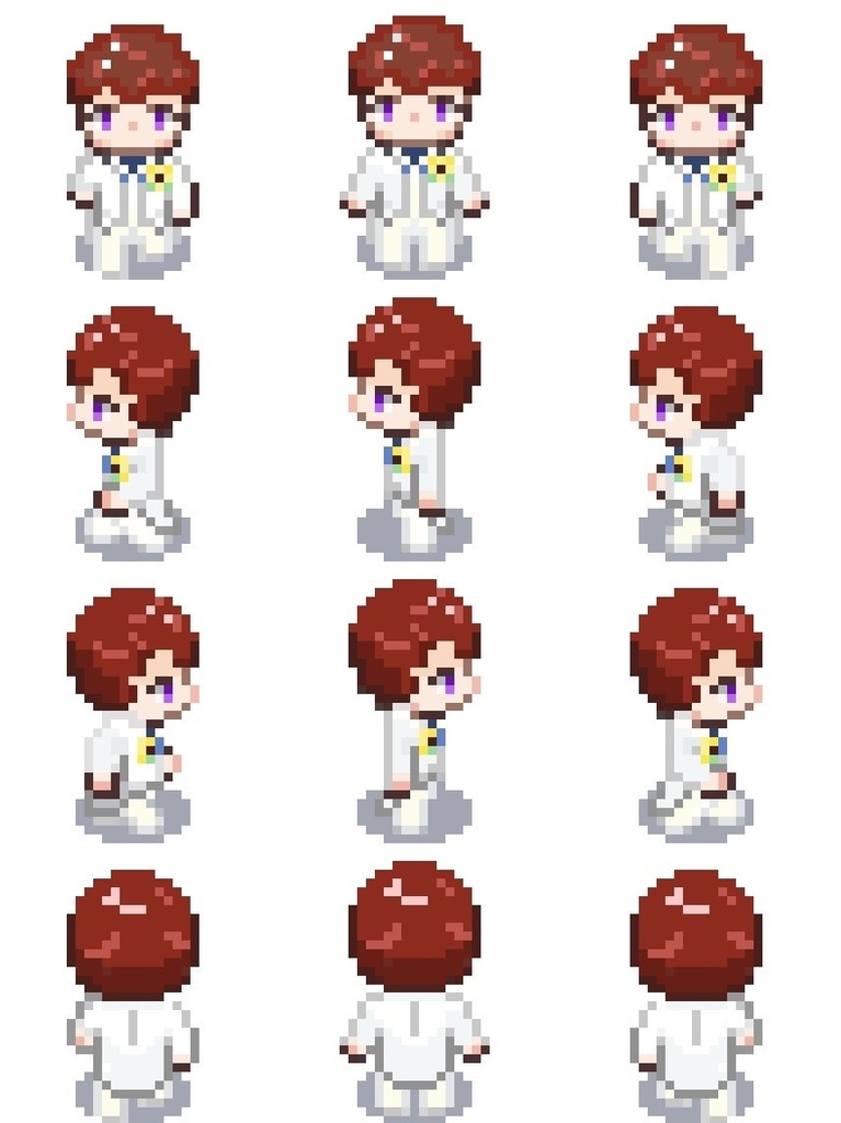 【pictSQUARE】白あい開催記念アバター配布②(ウェディング仕様)【アム口受け】
