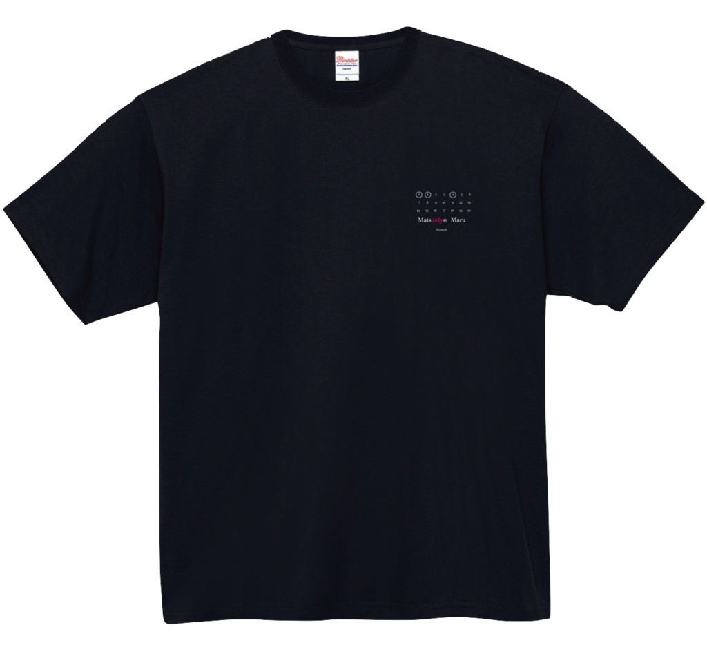 いよまるTシャツ/black
