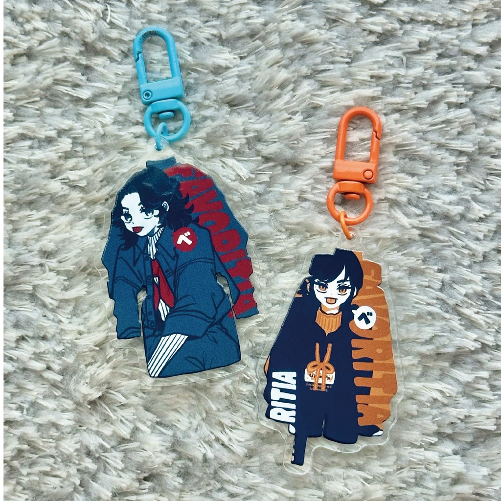 両面アクリルキーホルダー