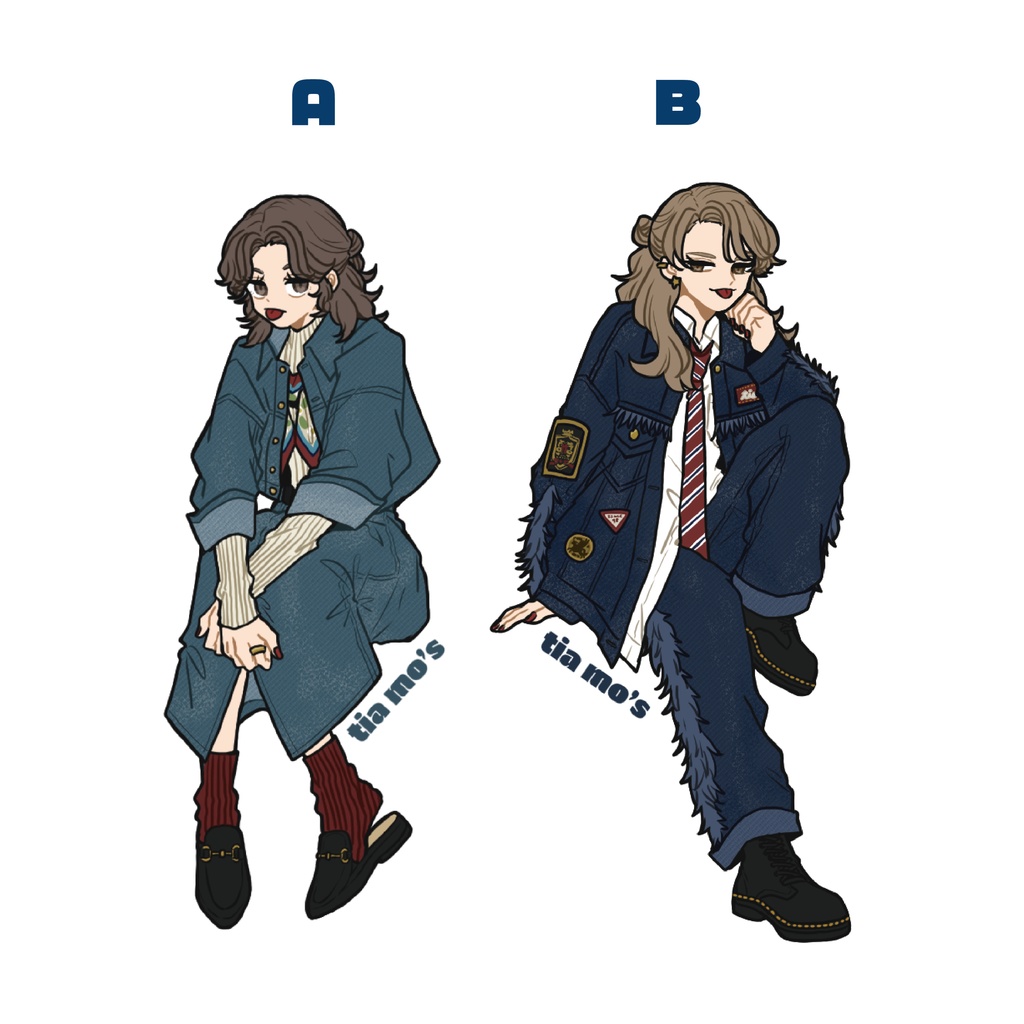 全身ステッカー