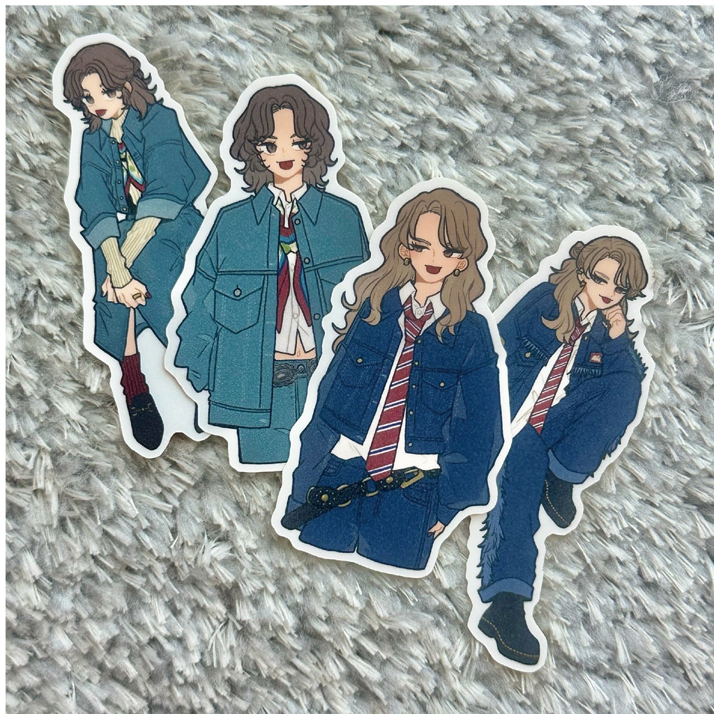 全身ステッカー