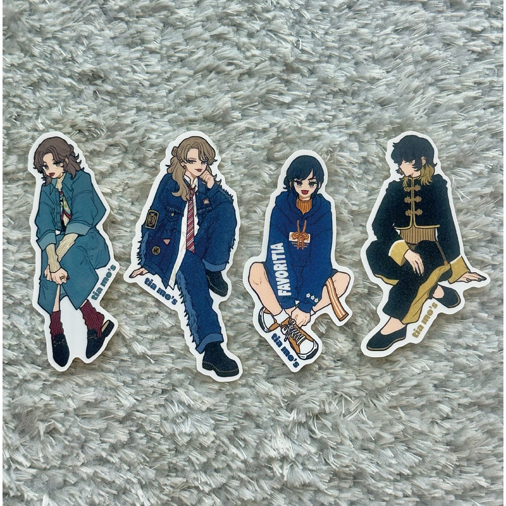 全身ステッカー