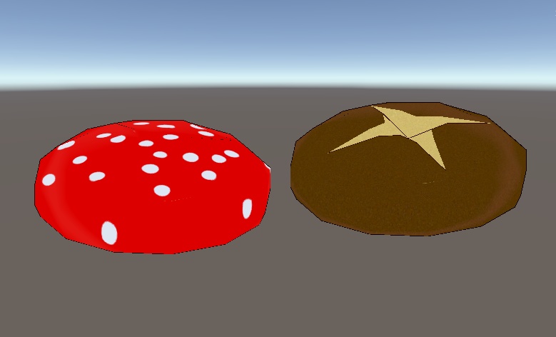 【アバター用小物】きのこのぼうし【3Dモデル】