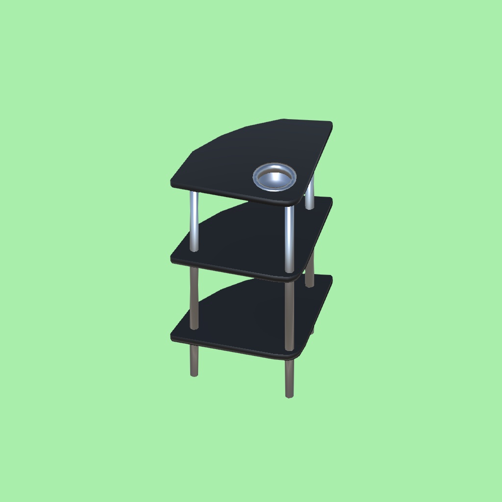 【VRC想定】雀荘のサイドテーブル【3Dモデル】