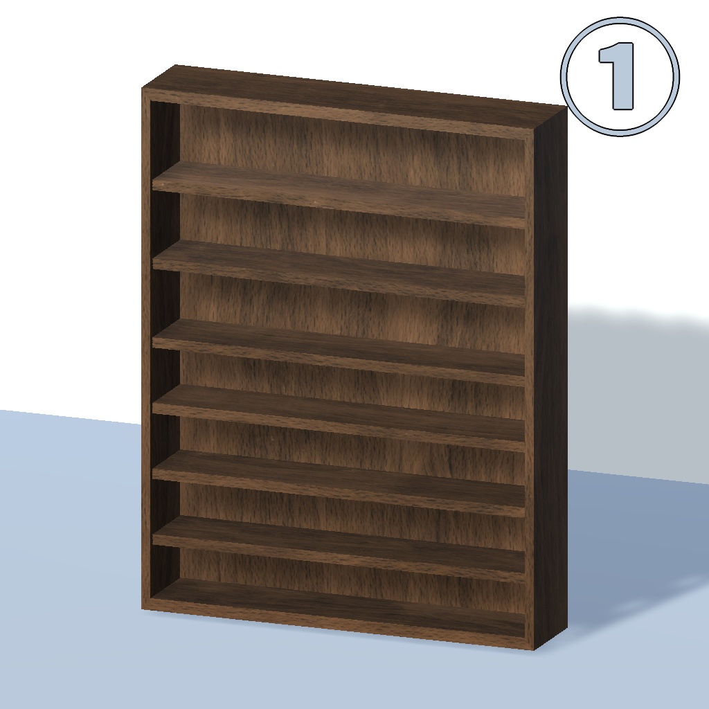 【3Dモデル】棚・ベッドサイドランプ・ナイトテーブル