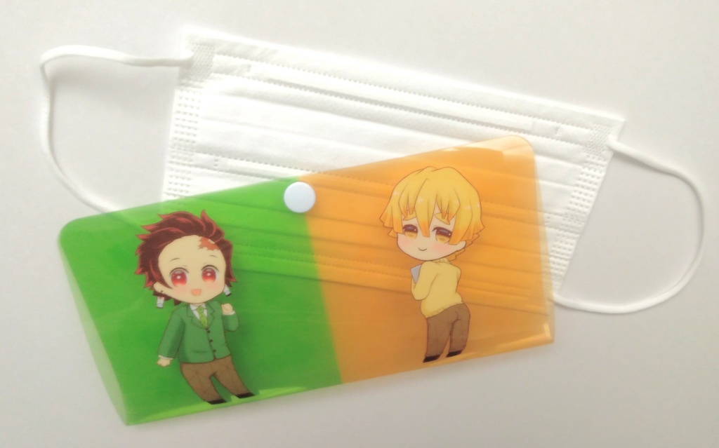 キメ学風マスクケース【炭治郎&善逸】