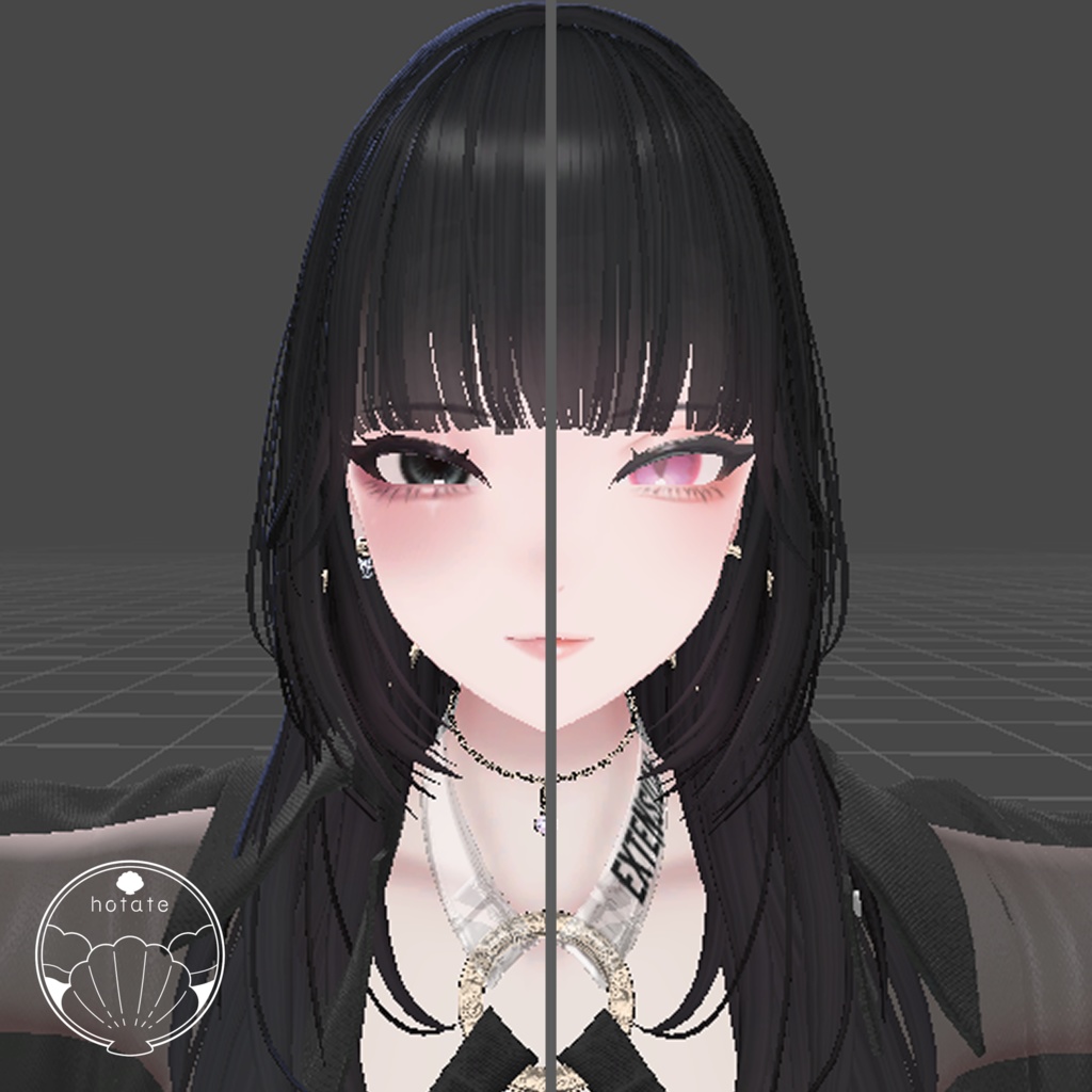 【Shuan/しゅあん対応】natural gal make & simple eye texture【PSD付】