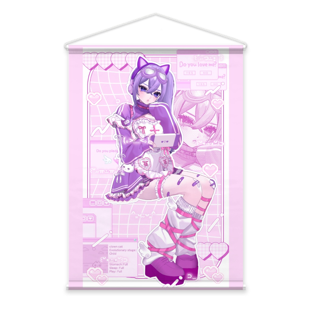 7_a メイドジャージ タペストリー B2