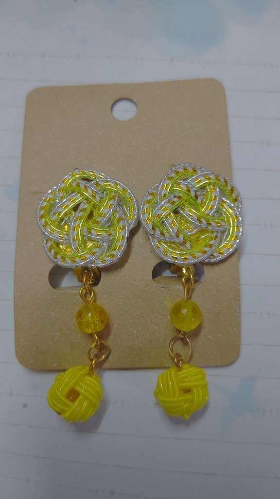 水引イヤリング