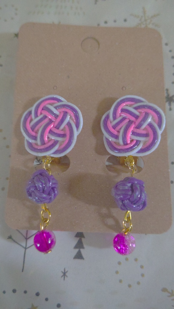 水引イヤリング