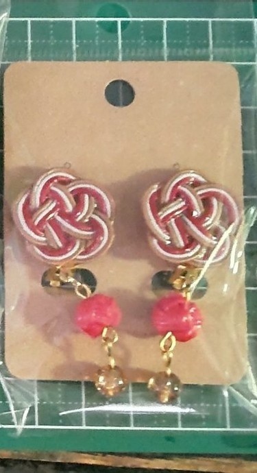 水引イヤリング