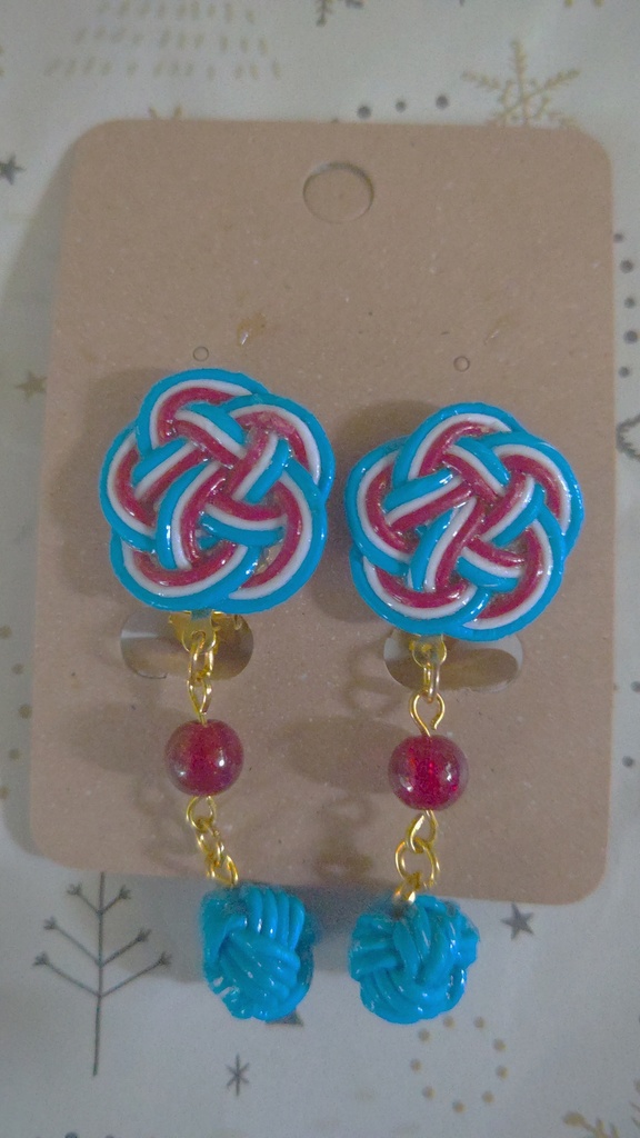 水引イヤリング