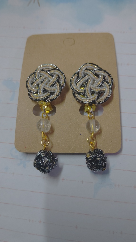 水引イヤリング