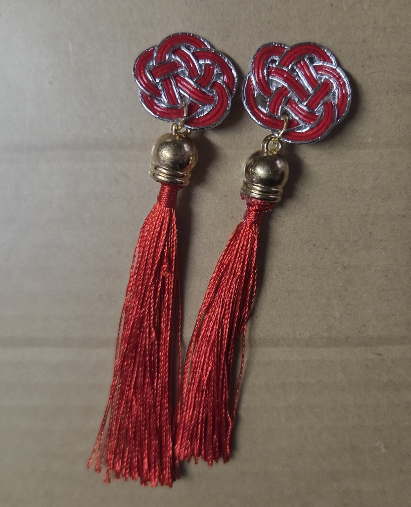 水引×タッセルピアスorイヤリング