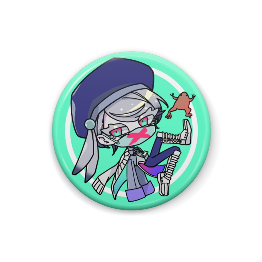 玉兎 SD缶バッジ