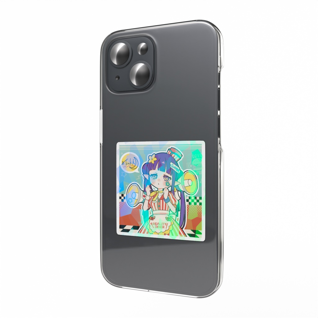 ダイナーツキのホログラムステッカー