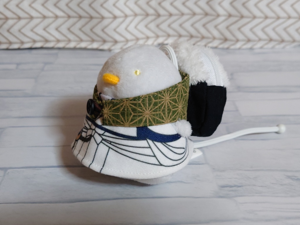 送込*C-07】おにぎりポーチ・枝豆