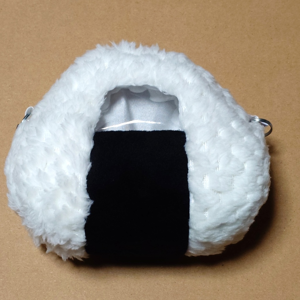 F-02】ビニル窓付き四角海苔おにぎりポーチ